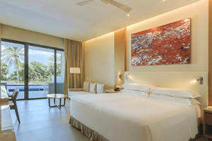 Premium Level Junior Suite Swim Up Rooms at Barcelo Maya Riviera